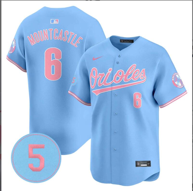 Men Baltimore Orioles #6 Mountcastle blue 2024 Nike MLB jersey